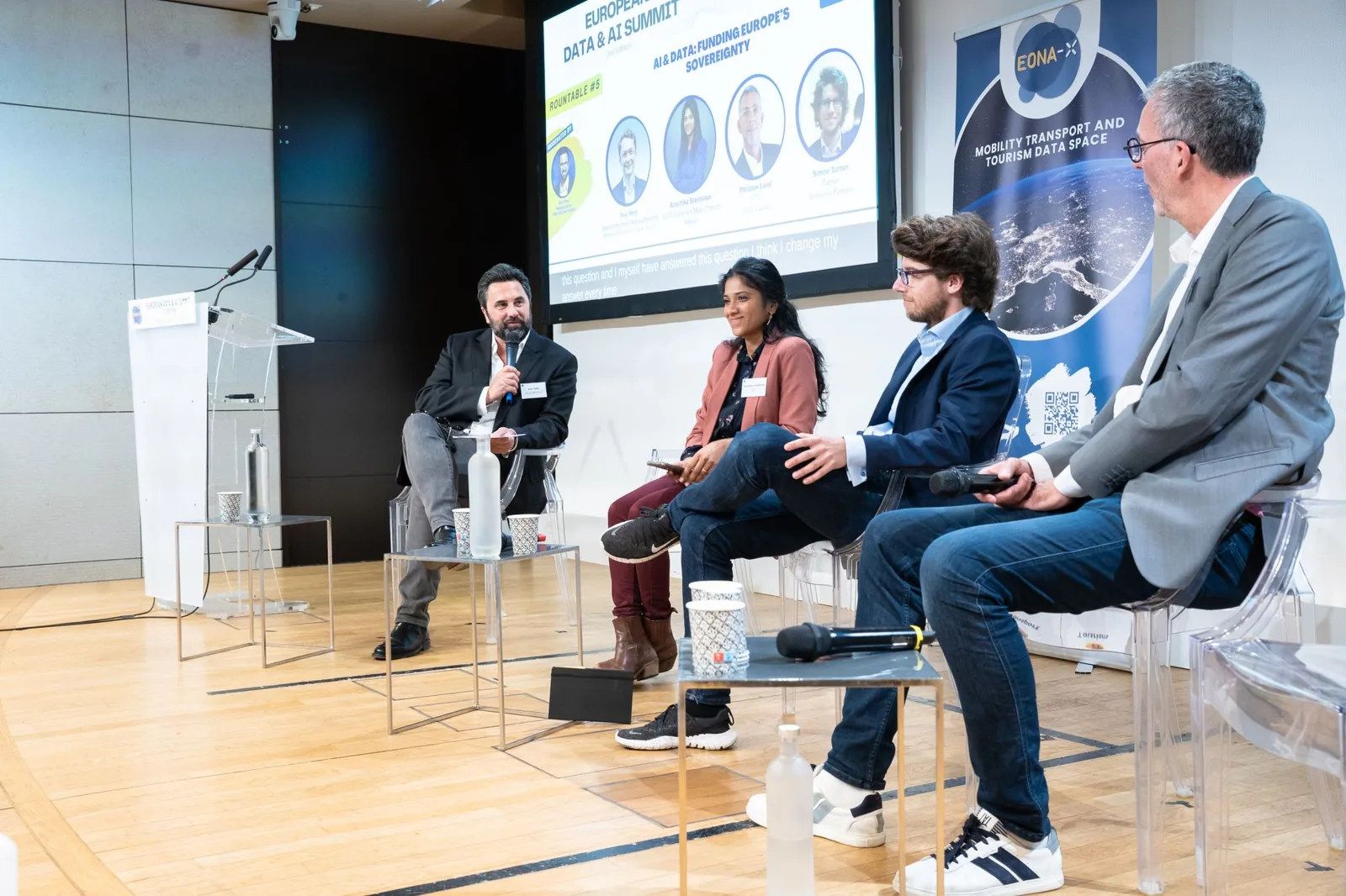 Table ronde du European Data & AI Summit 2025 de EONA-X